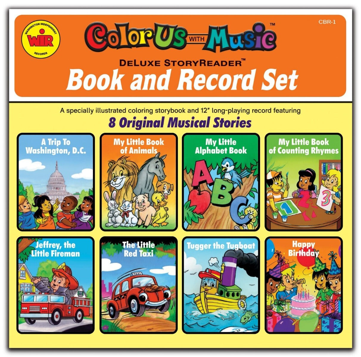 Color Us with Music | Color Us with Music DeLuxe StoryReader Coloring Book and Record Set | Vinyl