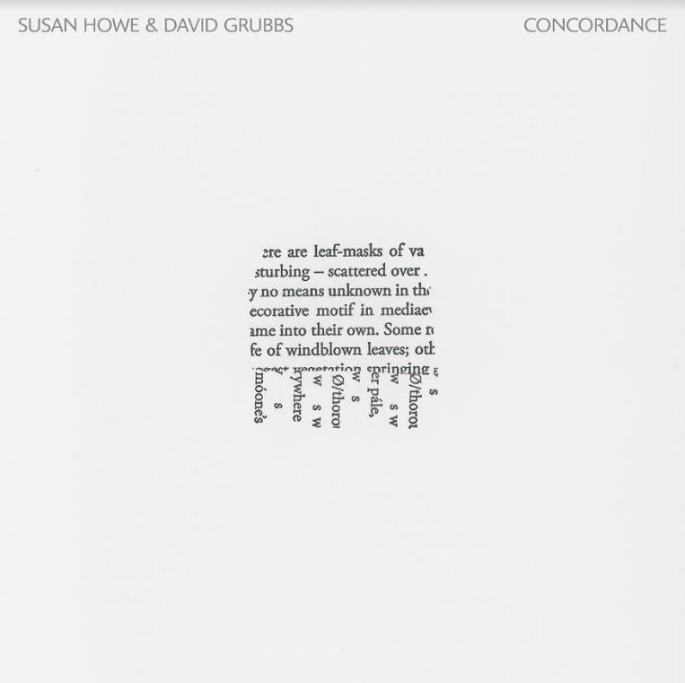 Susan & David Grubbs Howe - Concordance | Vinyl