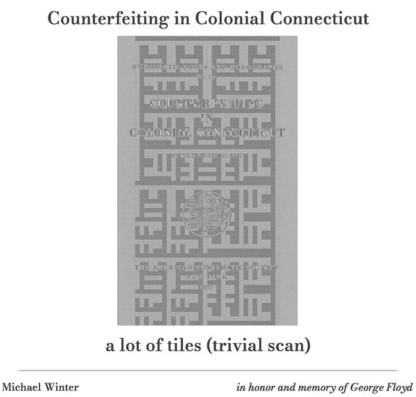 MICHAEL WINTER - Counterfeiting in Colonial Connecticut / a lot of tiles (trivial scan) | CD