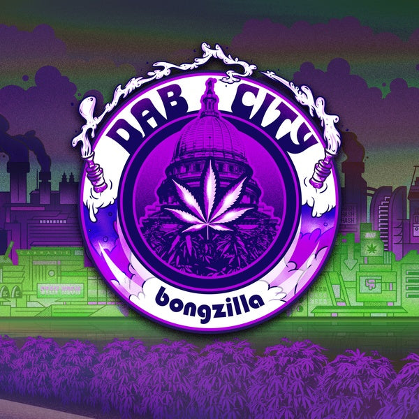 BONGZILLA - Dab City (White/Green/Purple Vinyl) | Vinyl