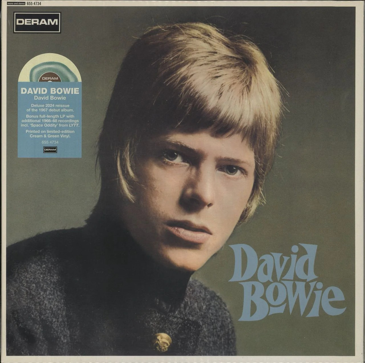 David Bowie | David Bowie (Limited Edition, Cream & Green Swirl Colored Vinyl) (2 Lp's) | Vinyl