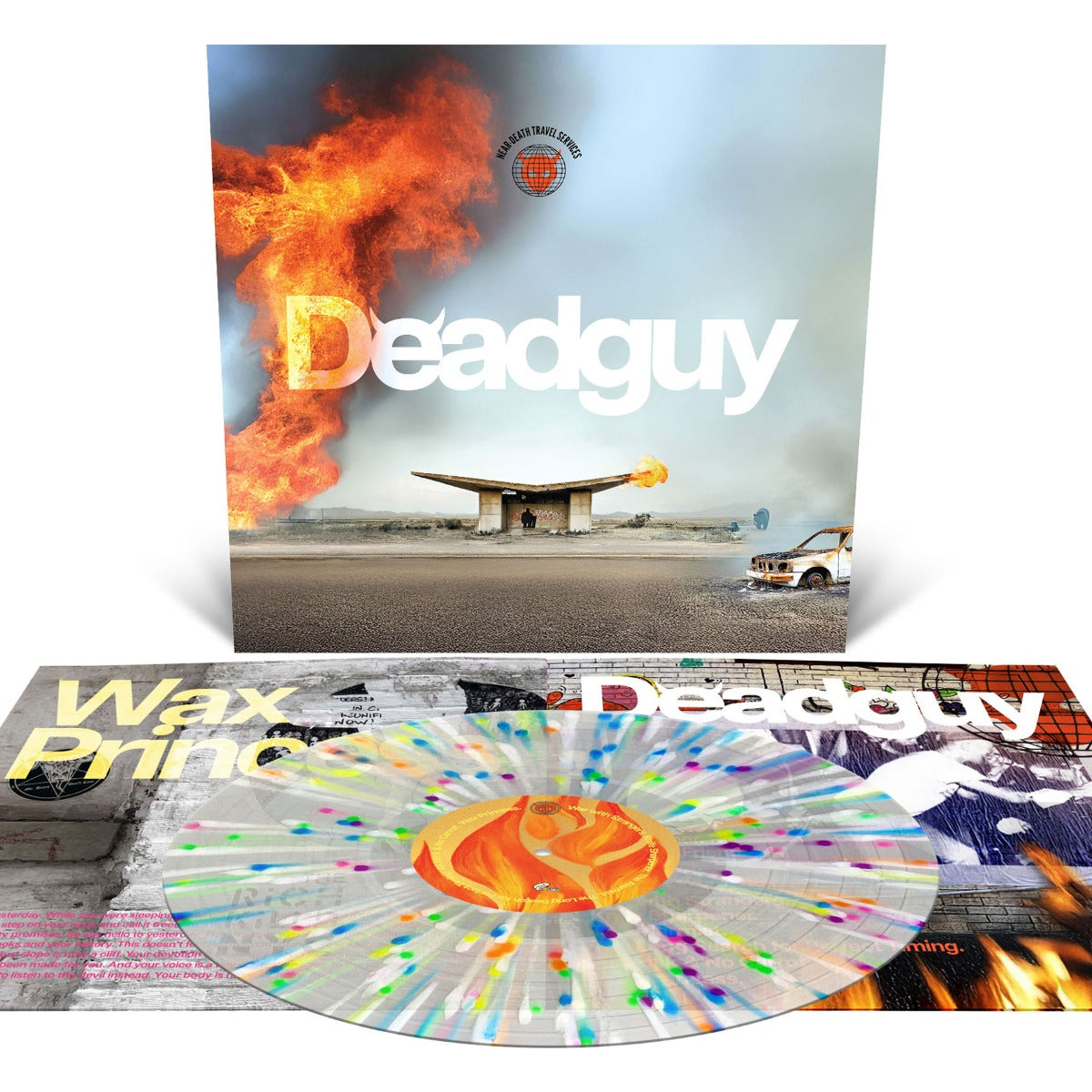 Deadguy | Near-Death Travel Services (Indie Exclusive) (Milky Clear Splatter Vinyl) | Vinyl