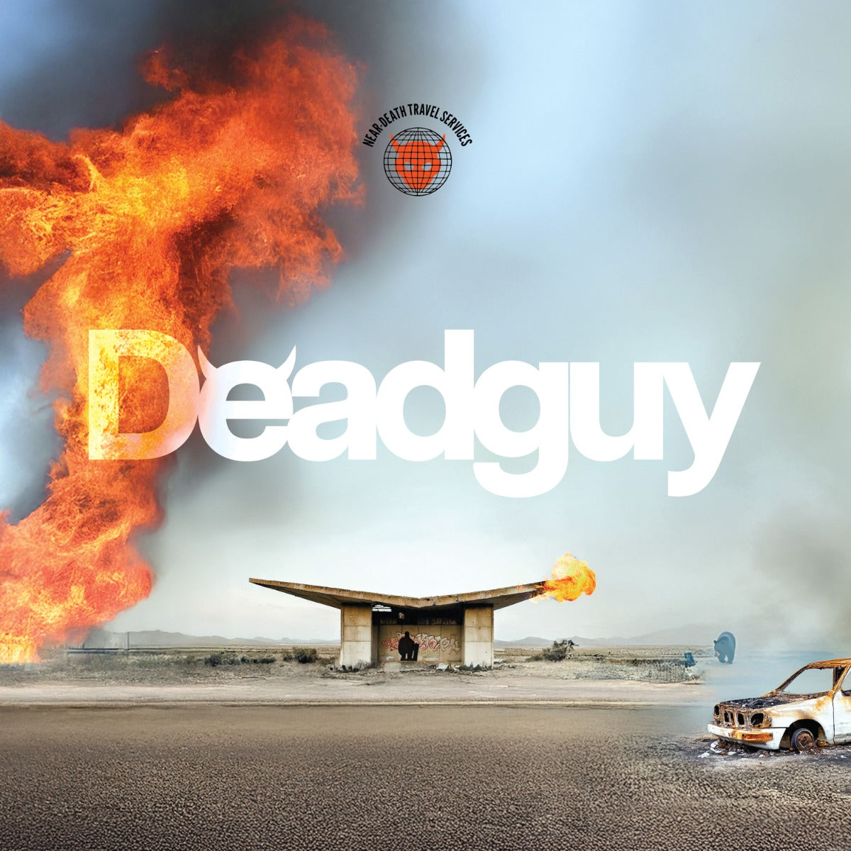 Deadguy | Near-Death Travel Services (Indie Exclusive) (Milky Clear Splatter Vinyl) | Vinyl