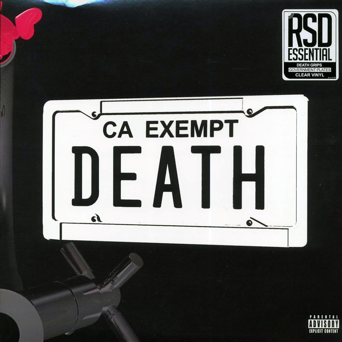 Death Grips - Government Plates (Indie Exclusive, Clear Colored Vinyl) | Vinyl
