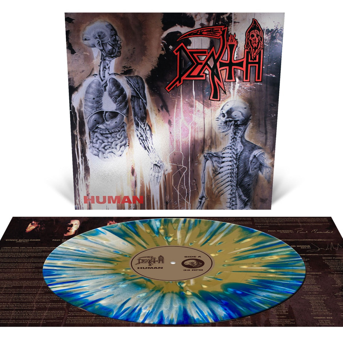 Death | Human (Colored Vinyl, White, Blue, Gold, Splatter) | Vinyl