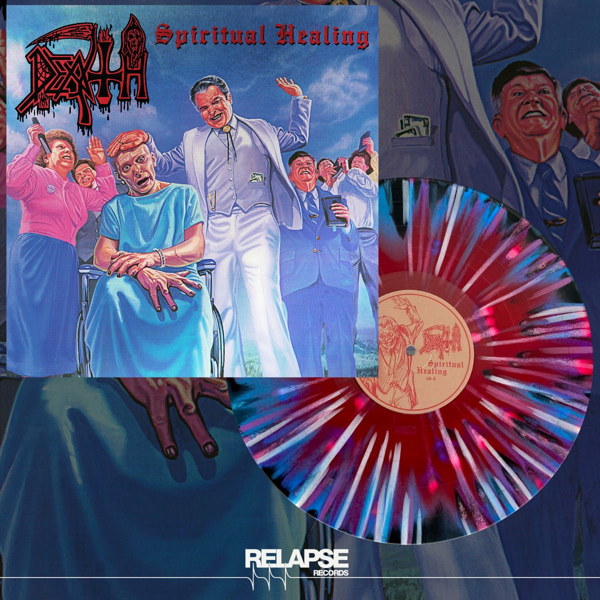 Death | Spiritual Healing (Colored Vinyl, Red, Blue, Black, Reissue) | Vinyl