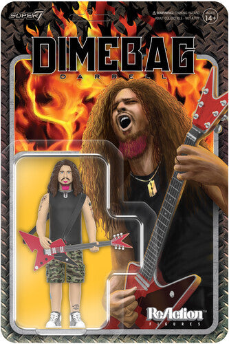 Dimebag Darrell | Super7 - Dimebag Darrell - ReAction Figures Wv1 - Dimebag Darrell (Culprit) (Action Figure) | Action Figure