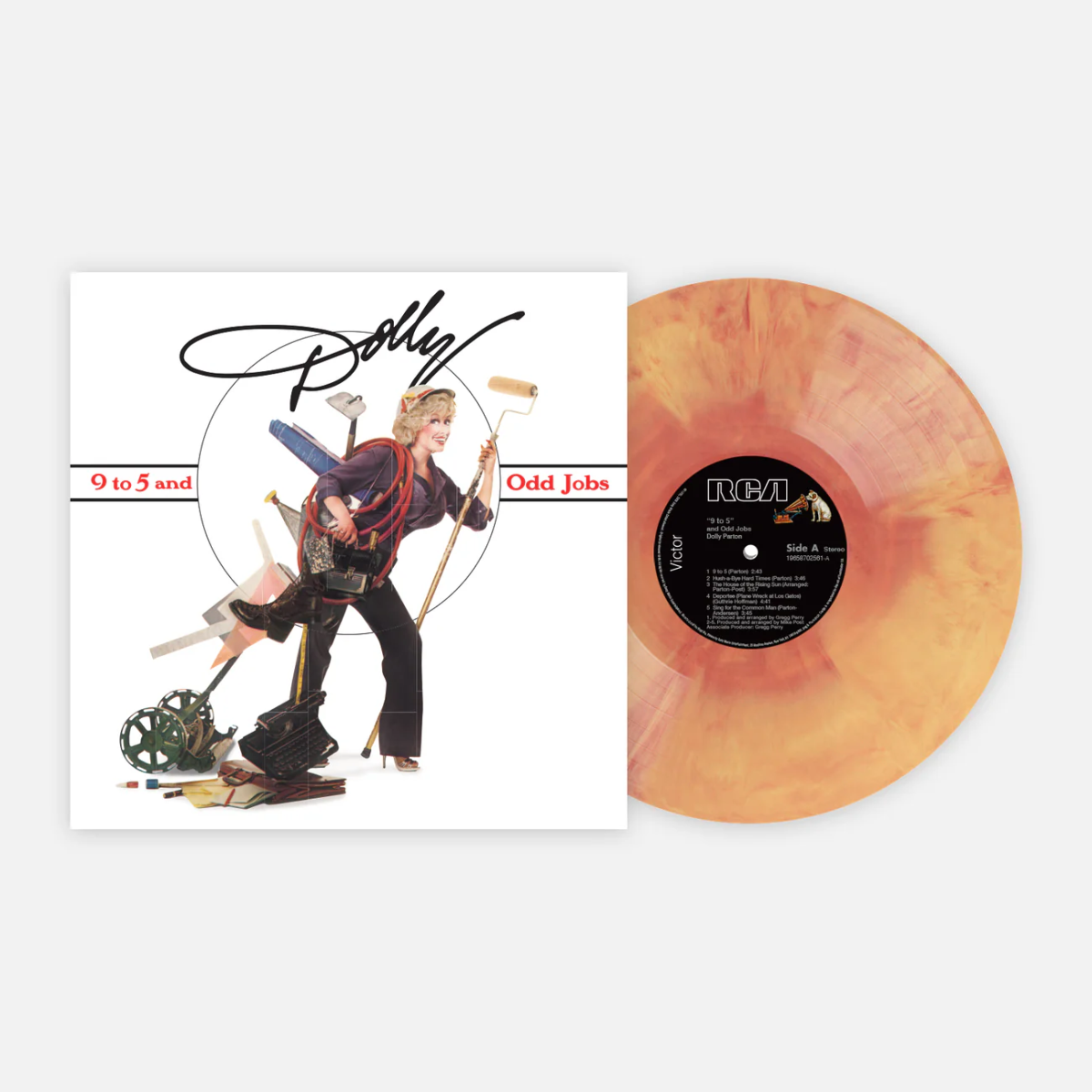 Dolly Parton | 9 to 5 and Odd Jobs (Limited Edition, "Rising Sun" Galaxy Colored Vinyl) | Vinyl