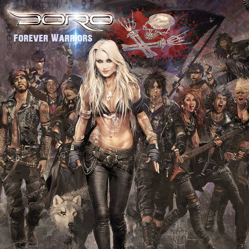 Doro | Forever Warriors (Limited Edition, Translucent Orange Colored Vinyl, Gatefold LP Jacket) (2 Lp's) | Vinyl