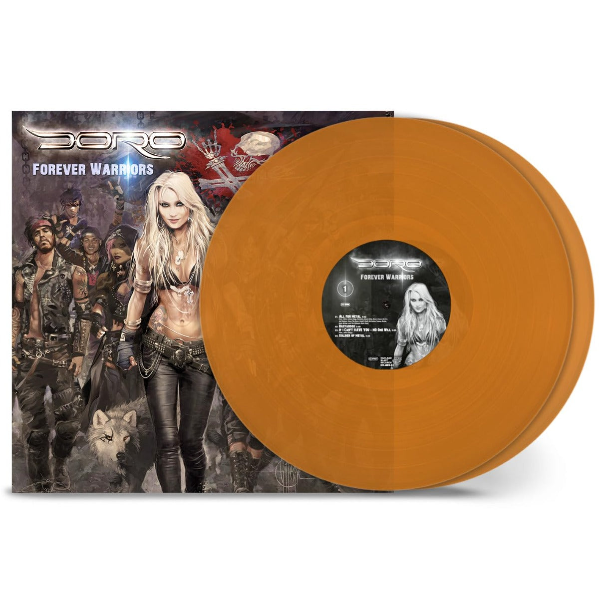 Doro | Forever Warriors (Limited Edition, Translucent Orange Colored Vinyl, Gatefold LP Jacket) (2 Lp's) | Vinyl