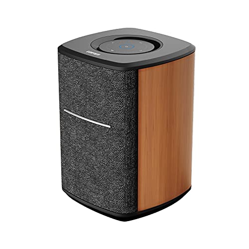 Edifier - MS50A Tabletop Wi-Fi Bluetooth v5.0 Smart Speaker 40 Watts (Brown) | Speakers