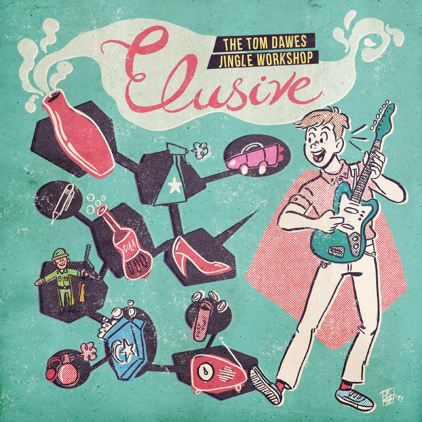 Tom Dawes - Elusive: The Tom Dawes Jingle Workshop (COKE BOTTLE CLEAR VINYL) | Vinyl