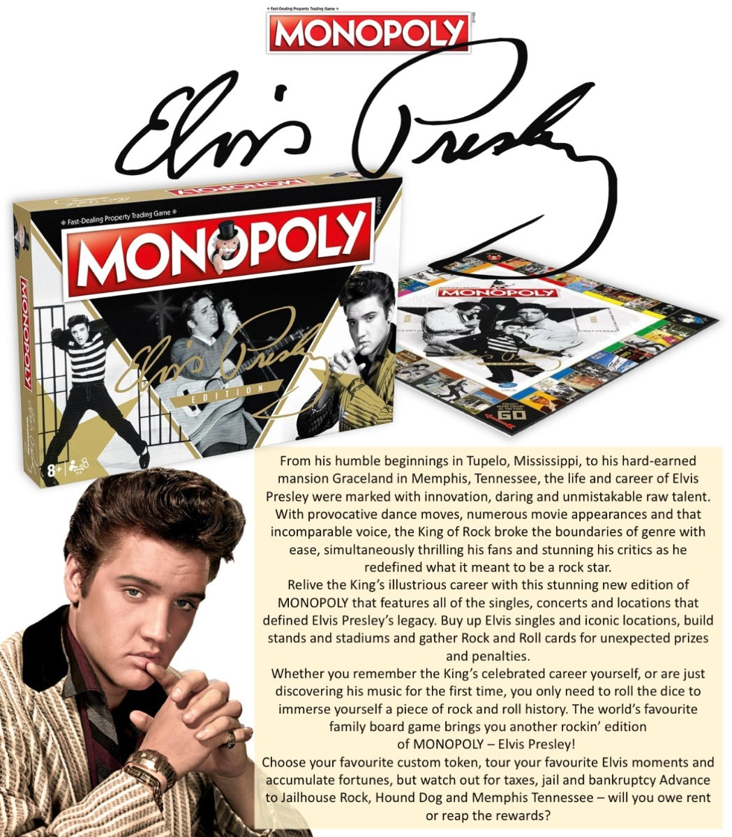 Elvis Presley - Elvis Monopoly | Board Games
