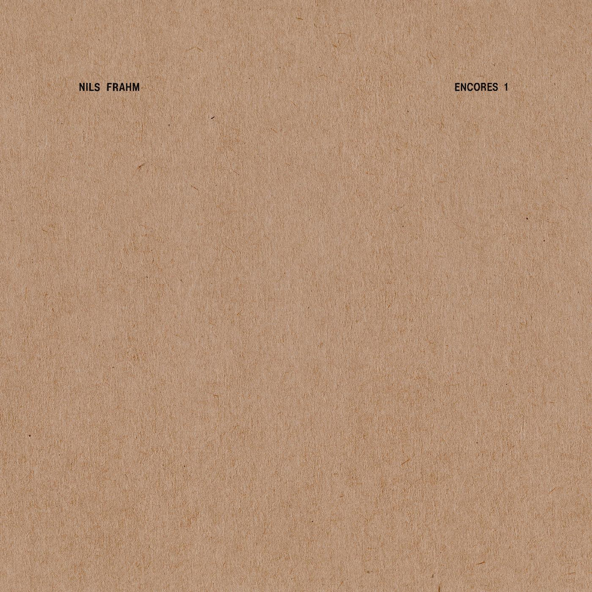 Nils Frahm - Encores 1 | Vinyl