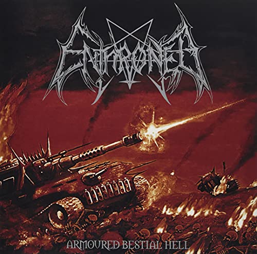 Enthroned - Armoured Bestial Hell (Clear W/ Red, Orange & White Splatter Vinyl) | Vinyl