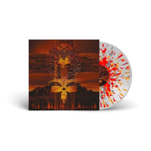 ENTHRONED - THE APOCALYPSE MANIFESTO (CLEAR VINYL WITH RED/ORANGE/GREY SPLATTER) | Vinyl