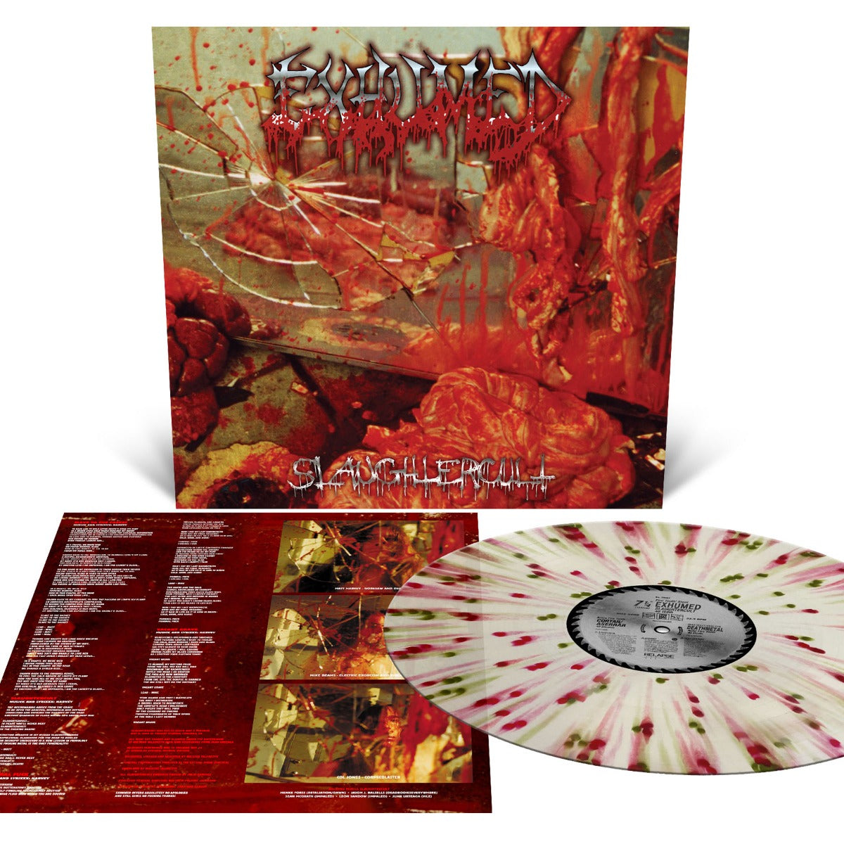 Exhumed | Slaughtercult (Milky Clear with Splatter) | Vinyl