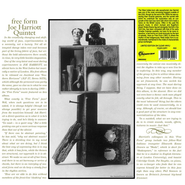 JOE HARRIOTT QUINTET - Free Form | Vinyl