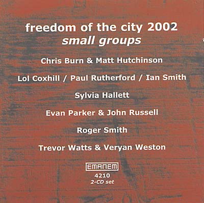 VA - Freedom Of The City Festival 2002-Small Groups | CD