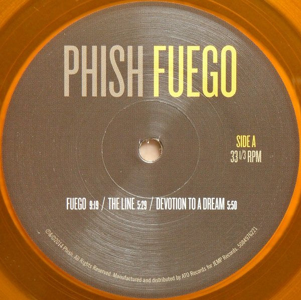 Phish Fuego Flame Orange 850014859329