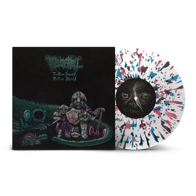Full Of Hell - Rotten Shield (10" Vinyl) (Indie Exclusive) (White/Black/Oxblood/Blue Splatter Vinyl) Broken Sword | Vinyl
