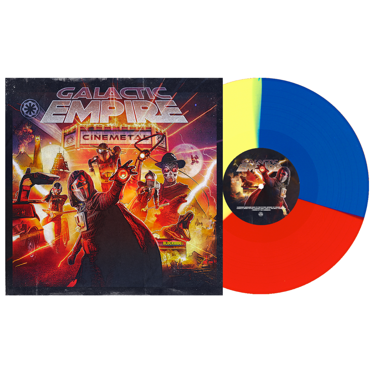 Galactic Empire - Cinemetal (Red/Yellow/Blue Vinyl) (Indie Exclusive) | Vinyl