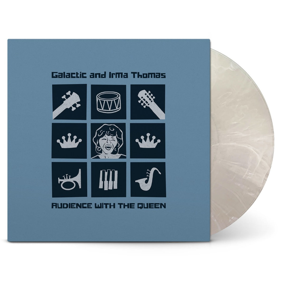 Galactic with Irma Thomas - Audience With The Queen (Clear with White Smoke Colored Vinyl) | Vinyl