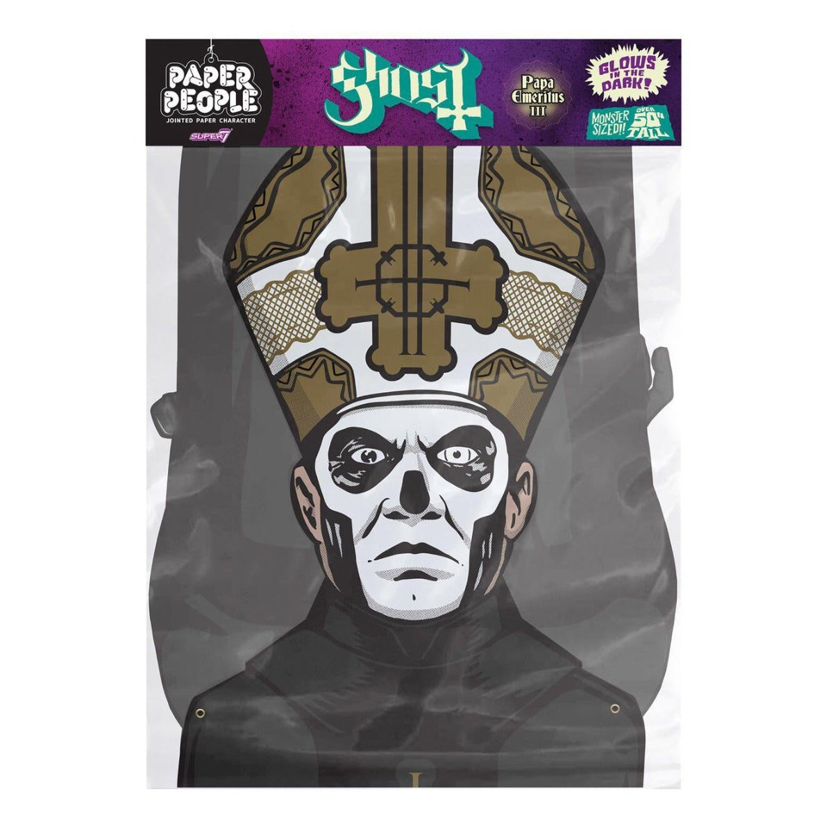 Ghost | Super7 - Ghost Paper People - Papa Emeritus III (Large Item, Collectible, Figure, Action Figure) | Collectibles