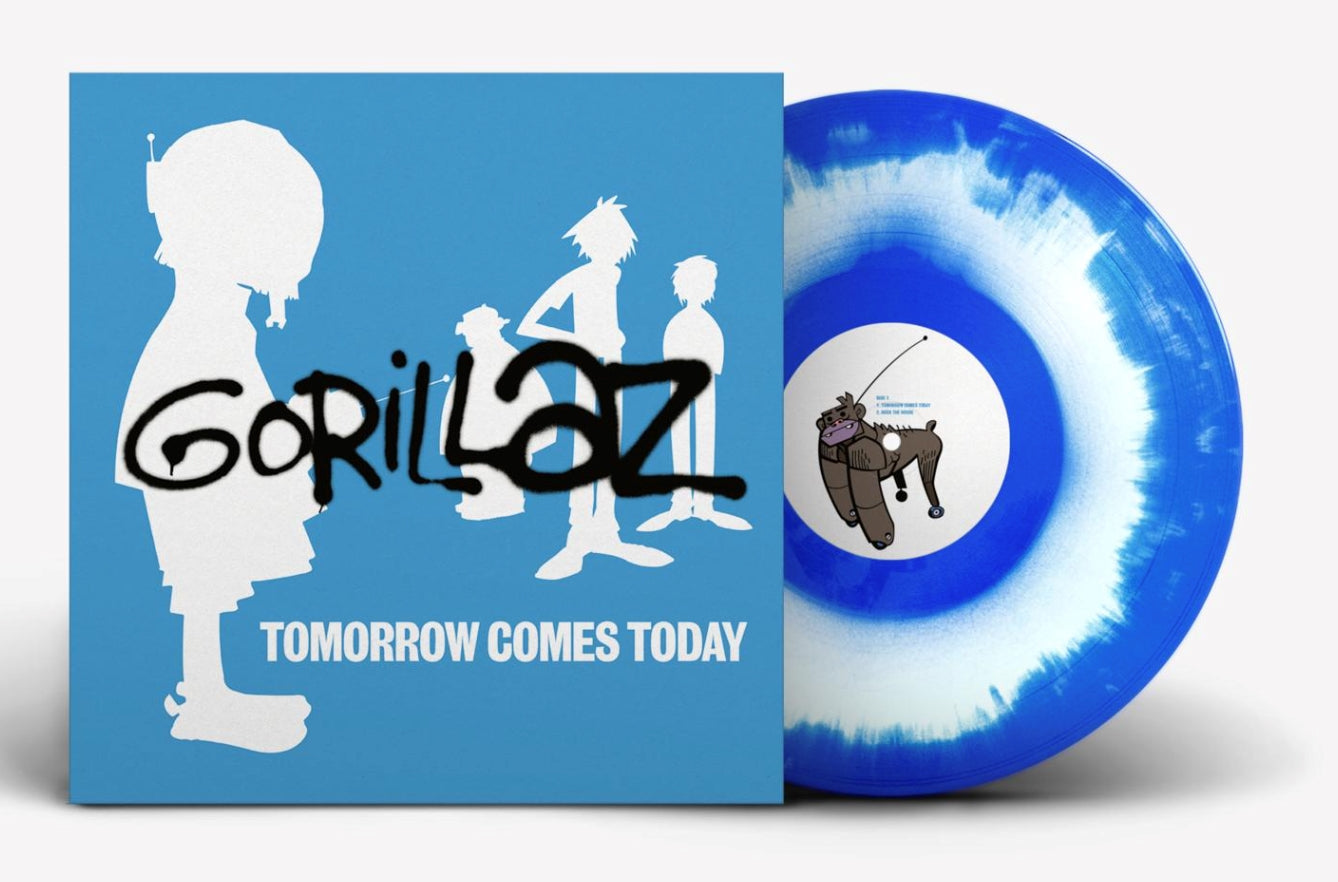 Gorillaz | Tomorrow Comes Today Ep (White/Blue Color-In-Color Vinyl) | Vinyl