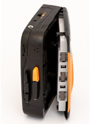 GPO - GPO Bluetooth Personal Cassette Player/Radio with Headphones (Bluetooth, Black) | Personal Cassette Player