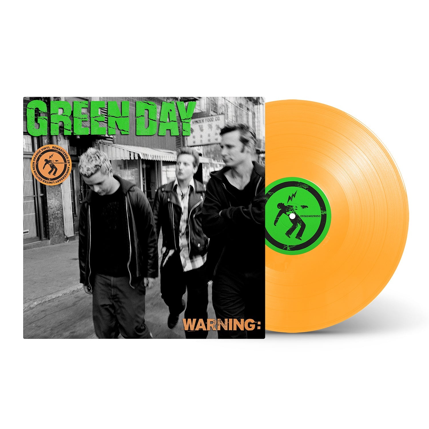 Green Day | Warning (25Th Anniversary Deluxe Edition) (Neon Orange Vinyl) | Vinyl