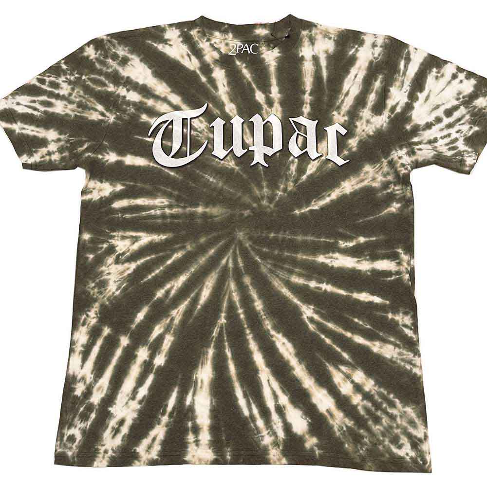 Tupac - Gothic Logo | T-Shirt Green