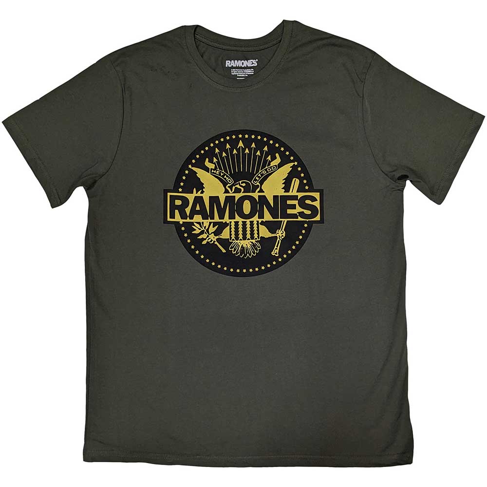 Ramones - Gold Seal | T-Shirt Green