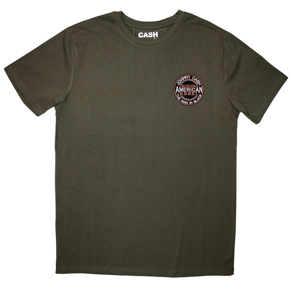 Johnny Cash - Mini American Rebel Logo | Green