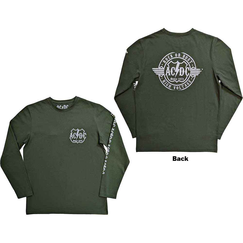 AC/DC - Rock Or Bust | T-Shirt Green