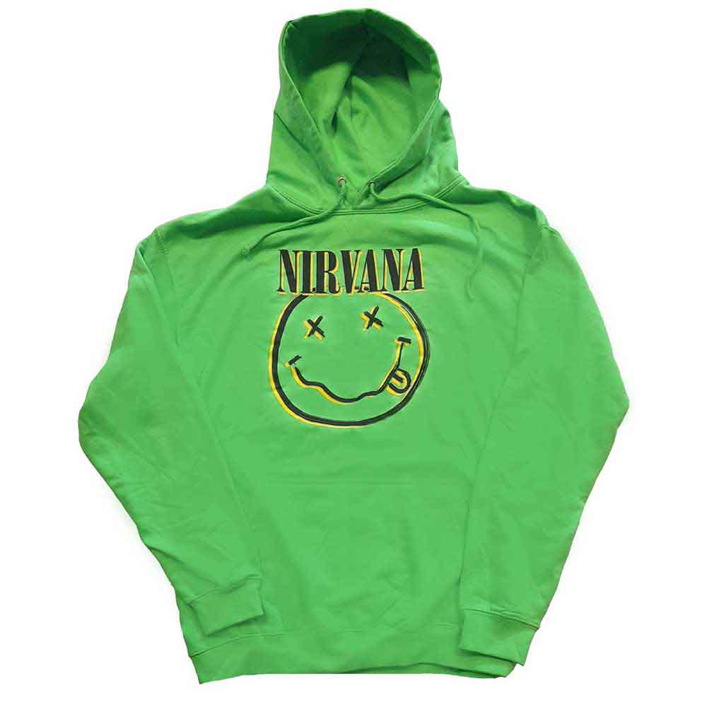 Nirvana - Inverse Happy Face | Sweatshirt Green