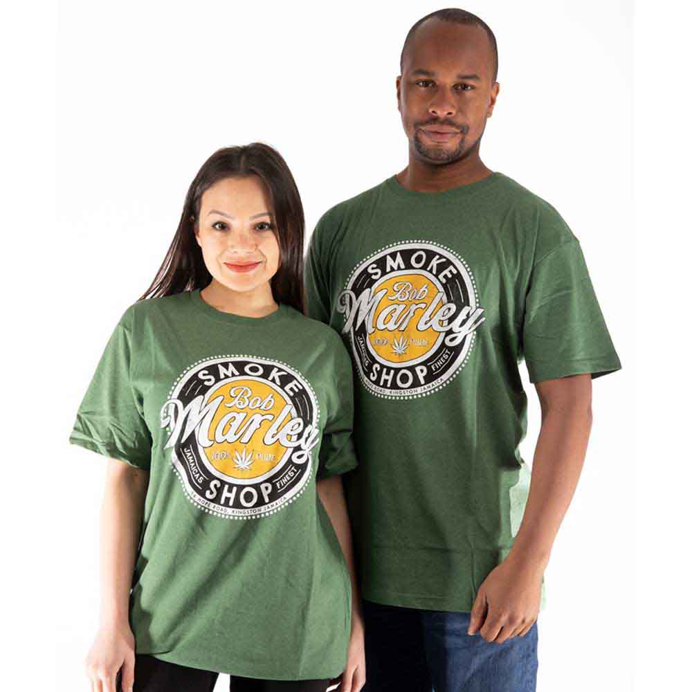 Bob Marley - Smoke Shop | T-Shirt Green