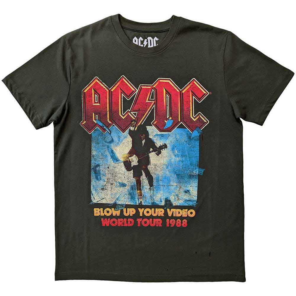 AC/DC - Blow Up Your Video | T-Shirt Green