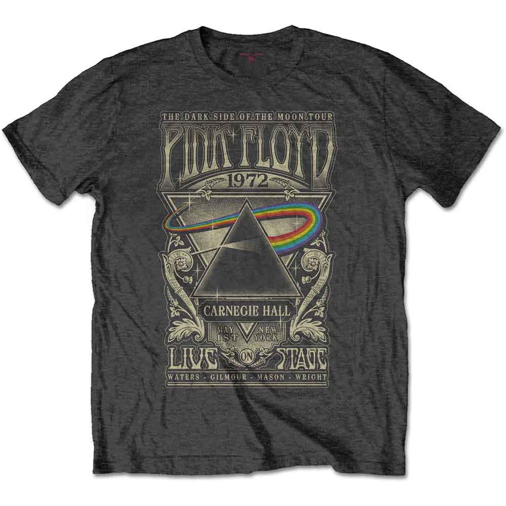 Pink Floyd - Carnegie Hall Poster | T-Shirt Grey