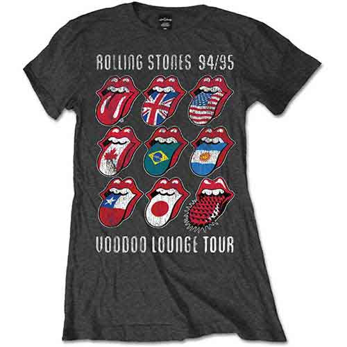 The Rolling Stones - Voodoo Lounge Tongues | T-Shirt Grey