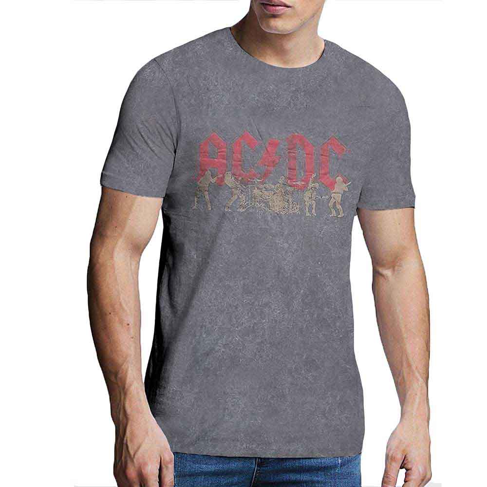 AC/DC - Vintage Silhouettes | T-Shirt Grey