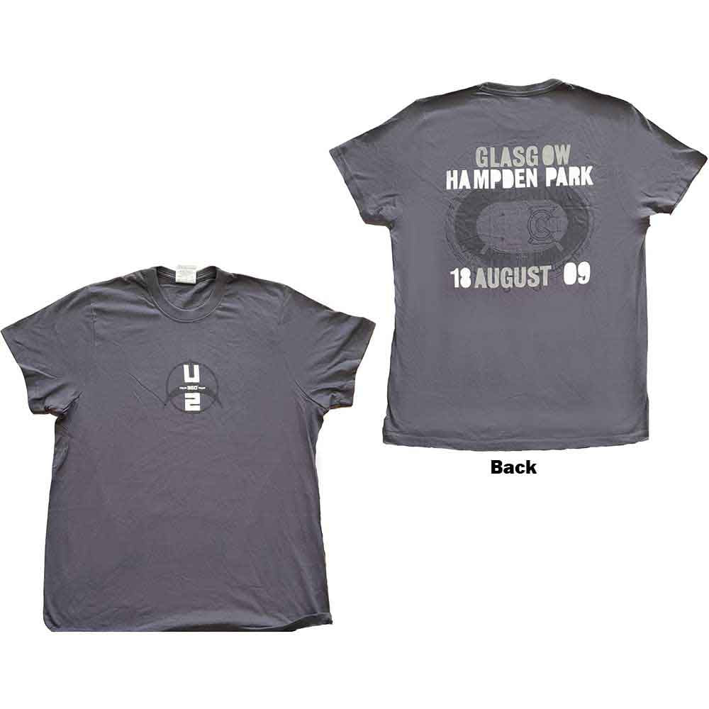 U2 - 360 Degree Tour Glasgow 2009 | T-Shirt Grey