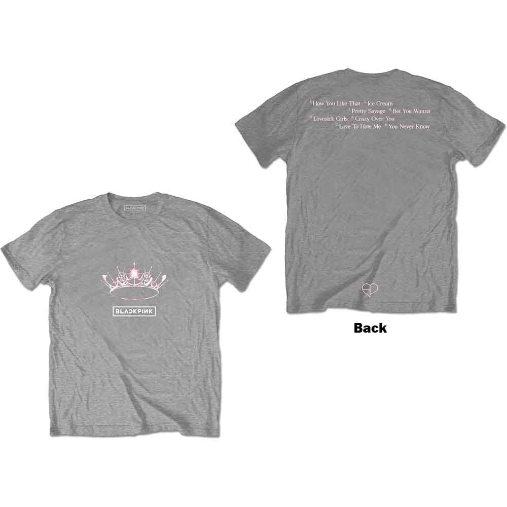 BlackPink - The Album - Crown | T-Shirt Grey