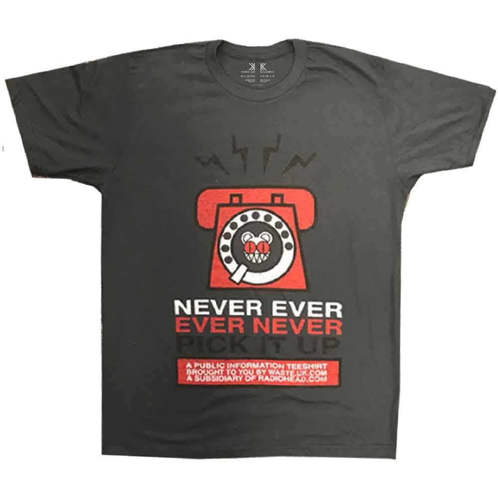 Radiohead - Never Pick It Up | T-Shirt Grey
