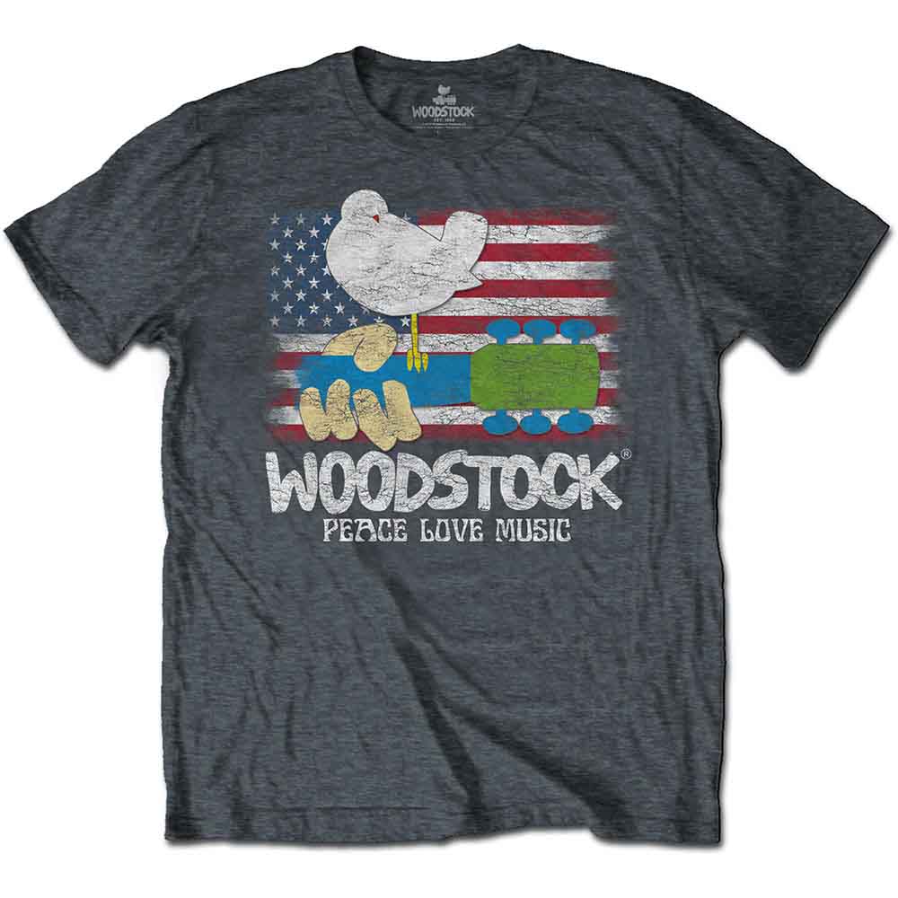 Woodstock - Flag | T-Shirt Grey
