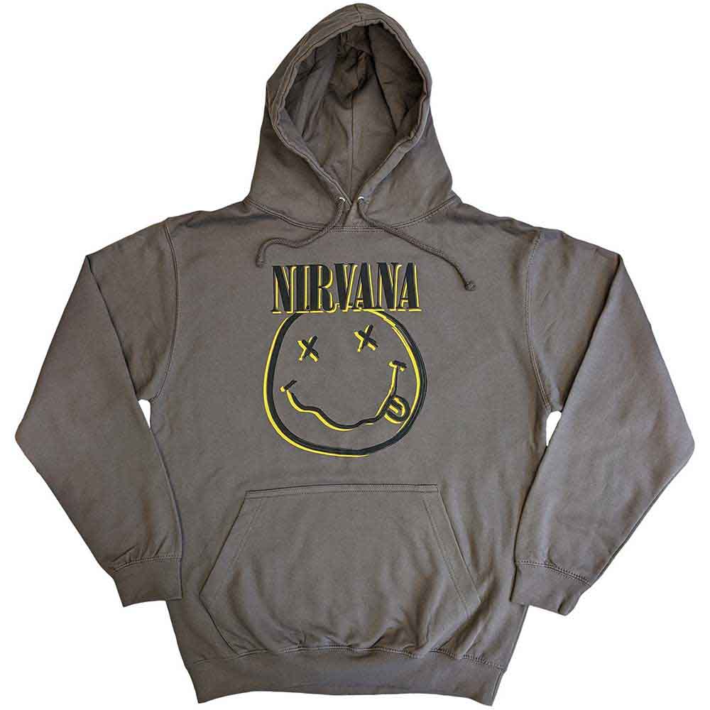 Nirvana - Inverse Happy Face | Sweatshirt Grey