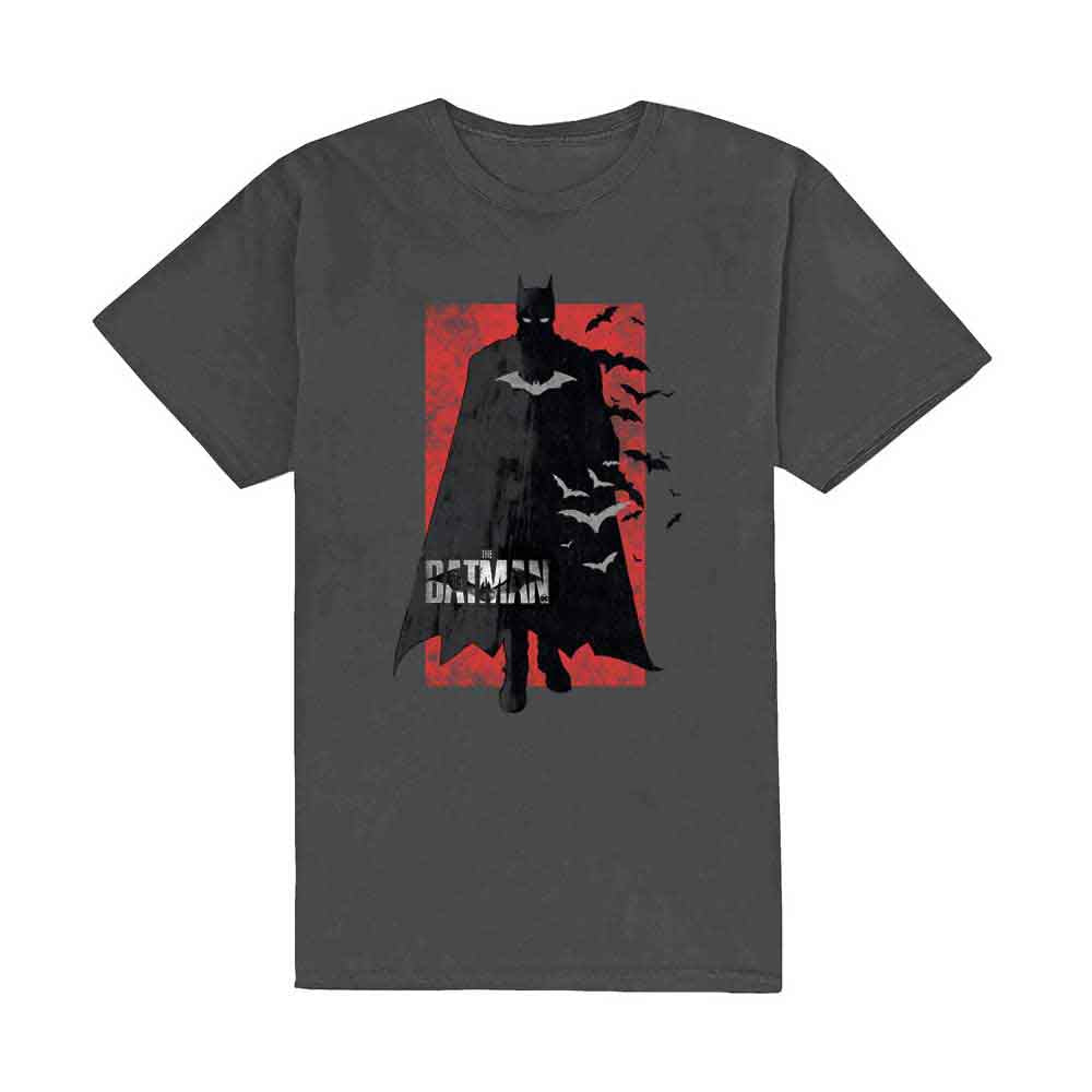 DC Comics - The Batman Distressed Logo | T-Shirt Grey