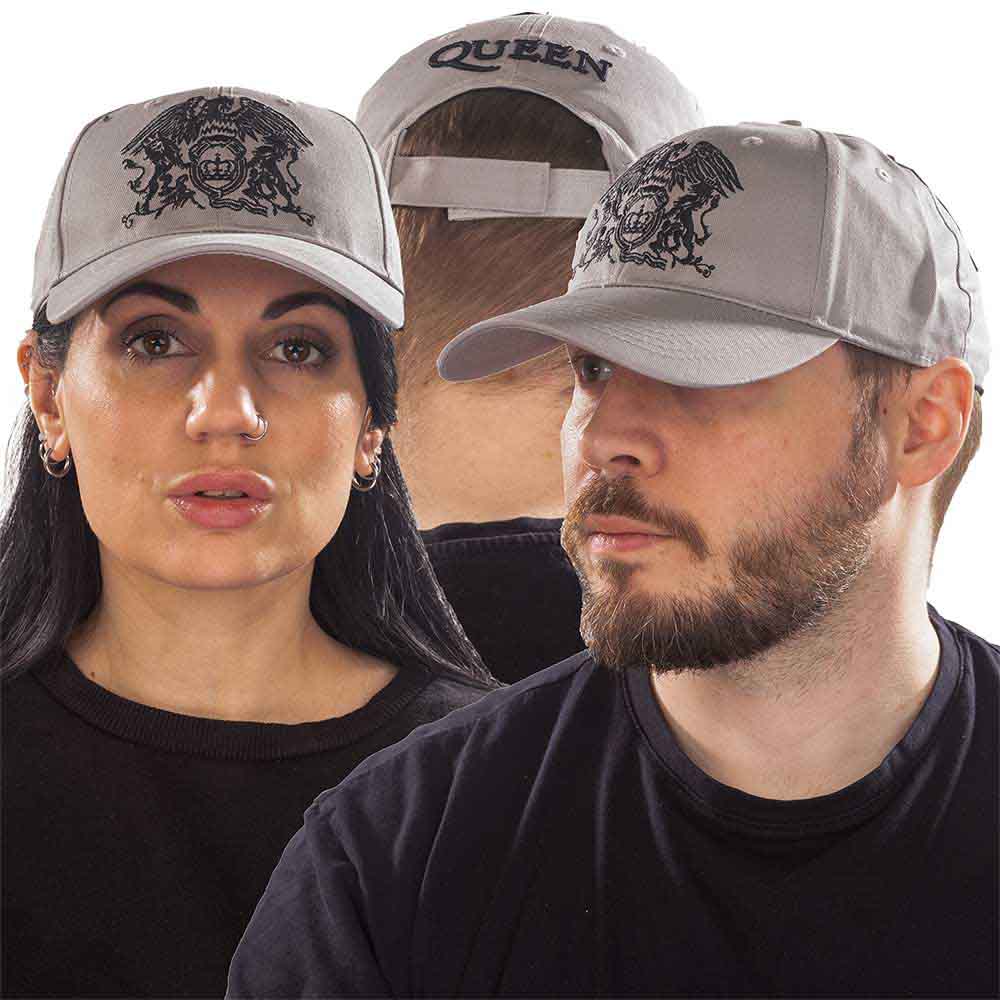 Queen - Black Classic Crest | Hat Grey