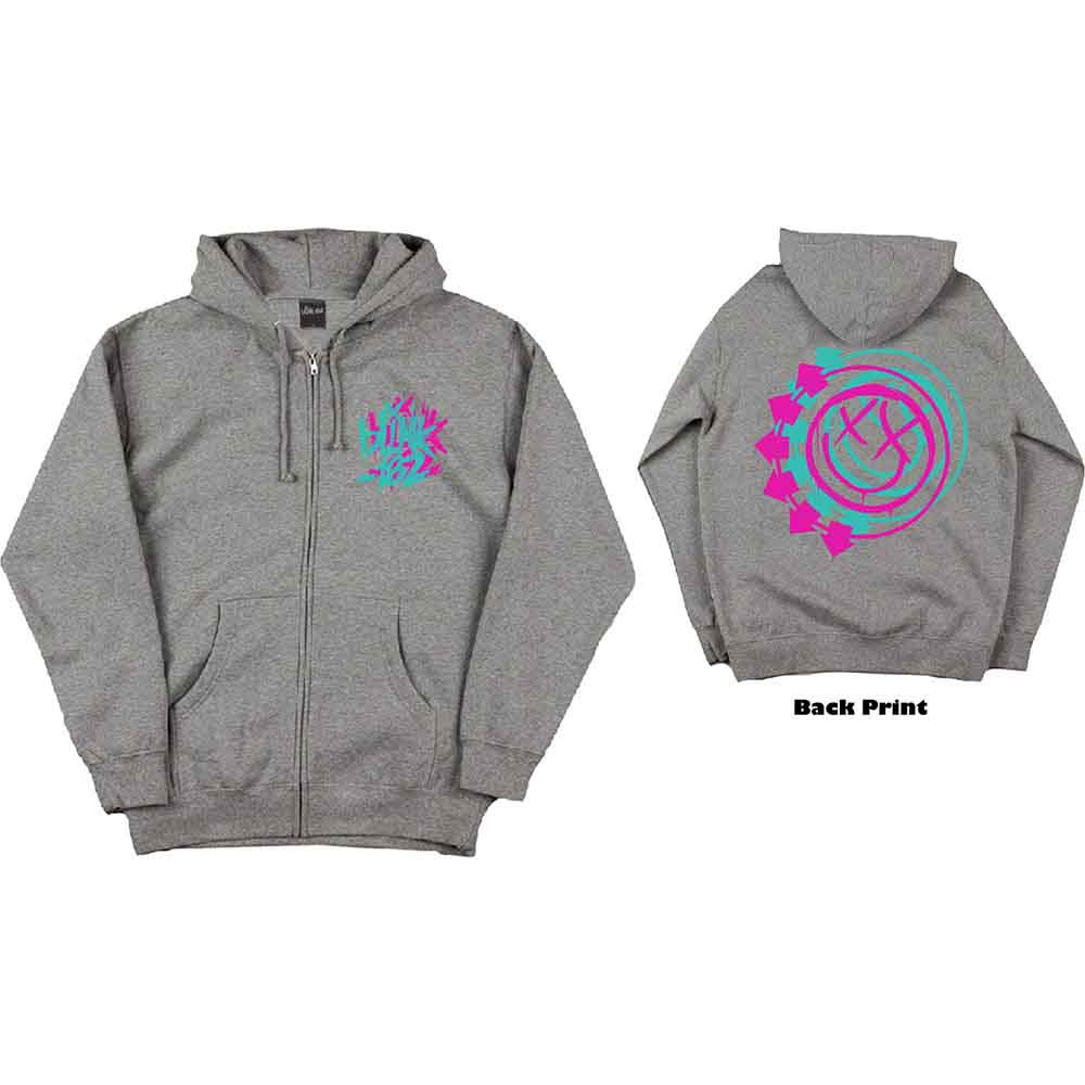 Blink-182 - Double Six Arrow Smile | Sweatshirt Grey