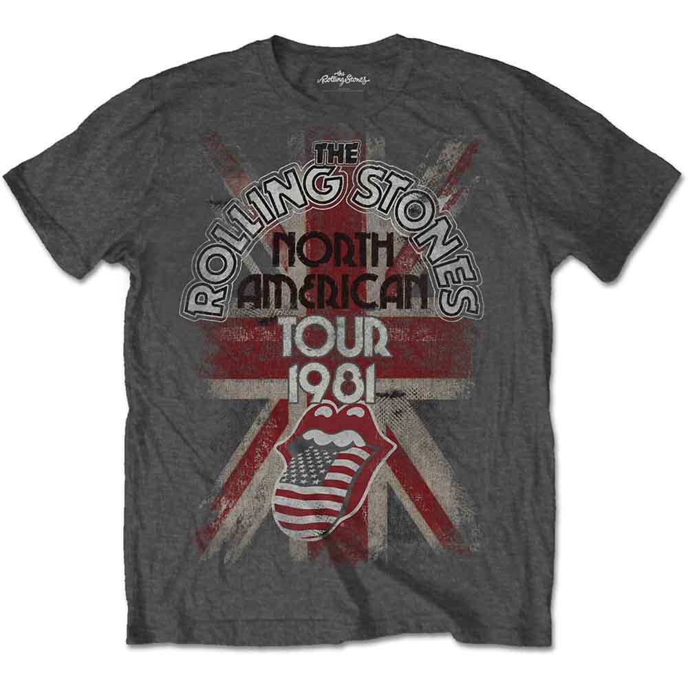 The Rolling Stones - North American Tour 1981 | T-Shirt Grey